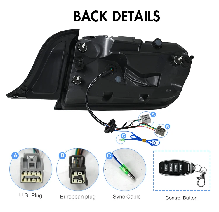 RGB-Rücklicht für 2015-2023 Ford Mustang Mit Mehreren Animationsmodi Nahtloser Ersatz Auto-Upgrade-Zubehör Dynamisch – Detail 6