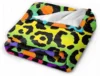 Ultra Soft Flannel Fleece Throw Blanket Neon Rainbow Leopard All Season Warm and Cozy Quilt Blanket for Bed Sofa Couch 2