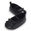 Cute Baby Patent Leather First Walker Shoes for Girl 2024 Infant Newborn Spring Autumn Bow Princess Dress No-Slip Shoes 2