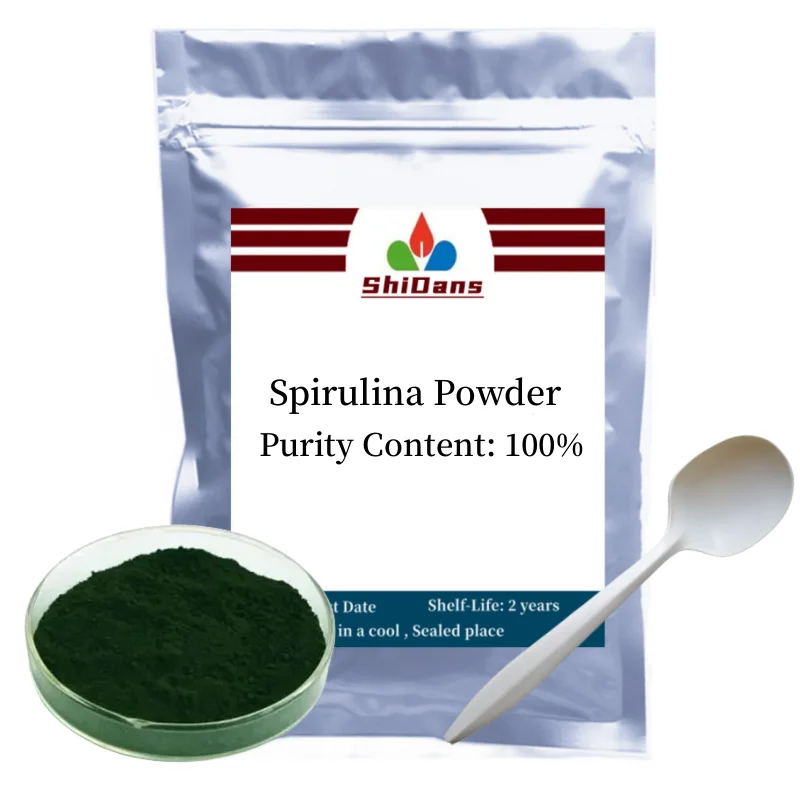 50G-1000G Polvere Di Spirulina Organica Pura Natura