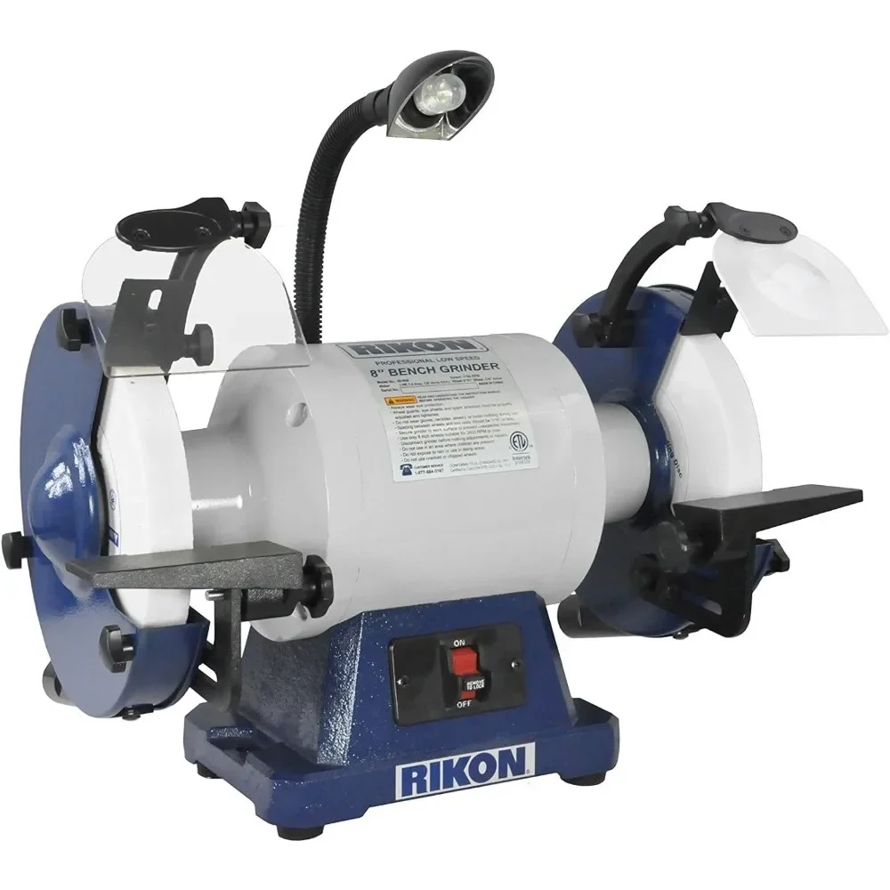 

RIKON Power Tools 80-808 8" 1 hp Low Speed 1725 RPM Bench Grinder