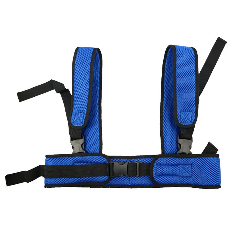 Enhanced Safety Harness Vest with Wheelchair Seat Belt for Fall Prevention in Elderly Patients