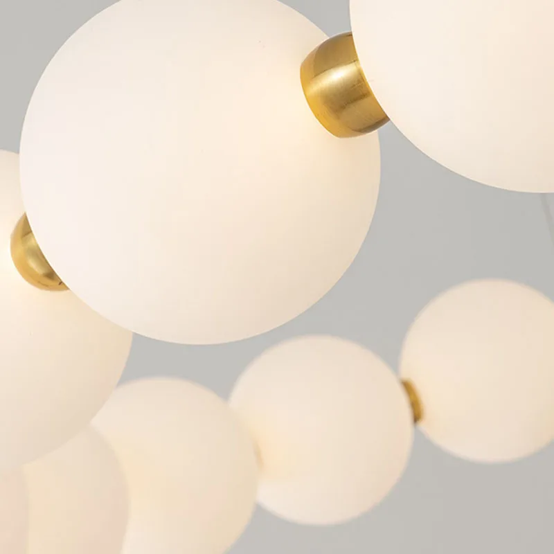 Nordic Round Ring LED Ceiling Chandelier Acrylic Gold for Dining Living Room Center Table Bedroom Pendant Lighting Decor Fixture led chandelier ceiling chandelier led pendant light