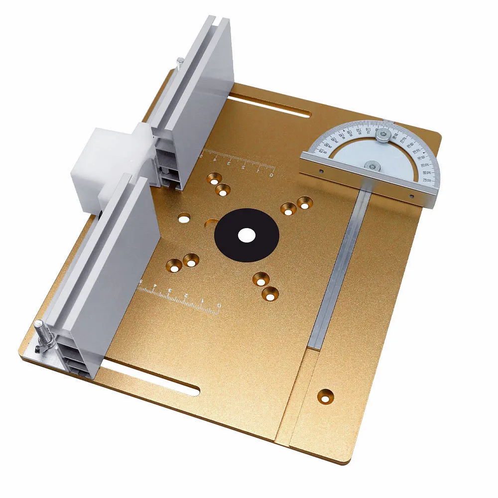 Router Table Insert Plate Aluminum Alloy Engraving Machine Inverted Plate Set Trimming Milling Flip Board Woodworking Bench woodworking bench woodworking workbench router insert plate router plate