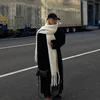2025 Latest Women's Fall Winter Long Scarf Wool Red Green Christmas Scarf Style Warm Soft Chunky Wrap Shawl Scarves 3