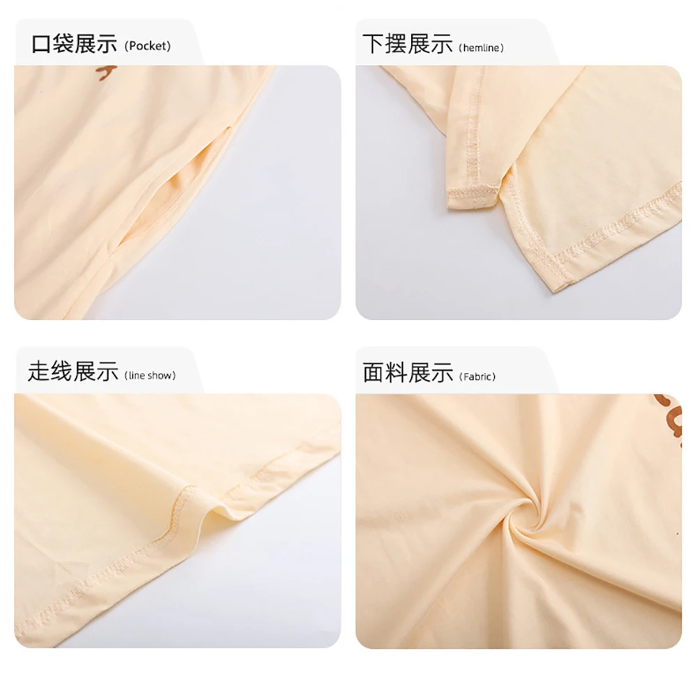 100% Cotton Summer New Dress Sexy Split Sleepwear Sleep Shirts Sweet Cute Cartoon Nightgowns Casual Loose Soft Women Night Dress