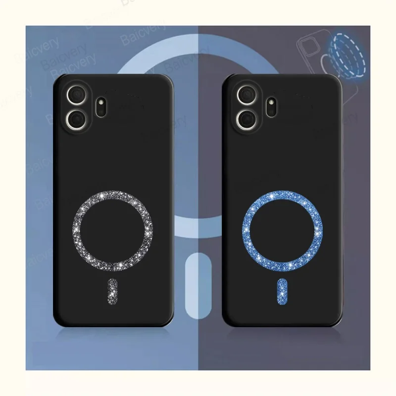 Soft Protective Black Cover with Magnetic Sticker