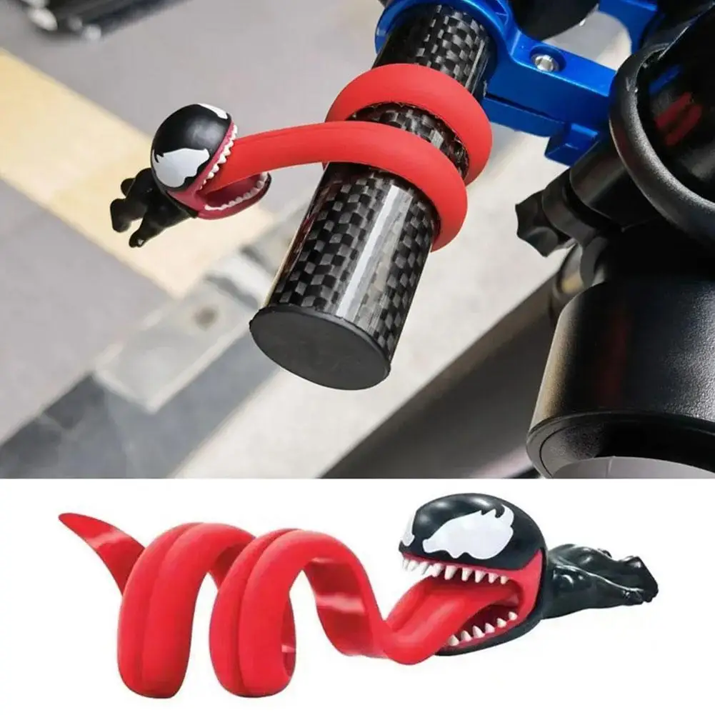 Soporte de línea de datos de alambre Venom para coche/motocicleta, accesorios de decoración multifuncionales para escritorio, regalo de cumpleaños divertido