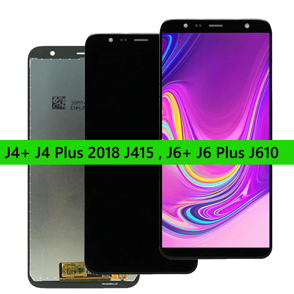 OEM LCD Display Pantalla For Samsung Galaxy J4+ 2018 J4 J6 Plus J415 ...