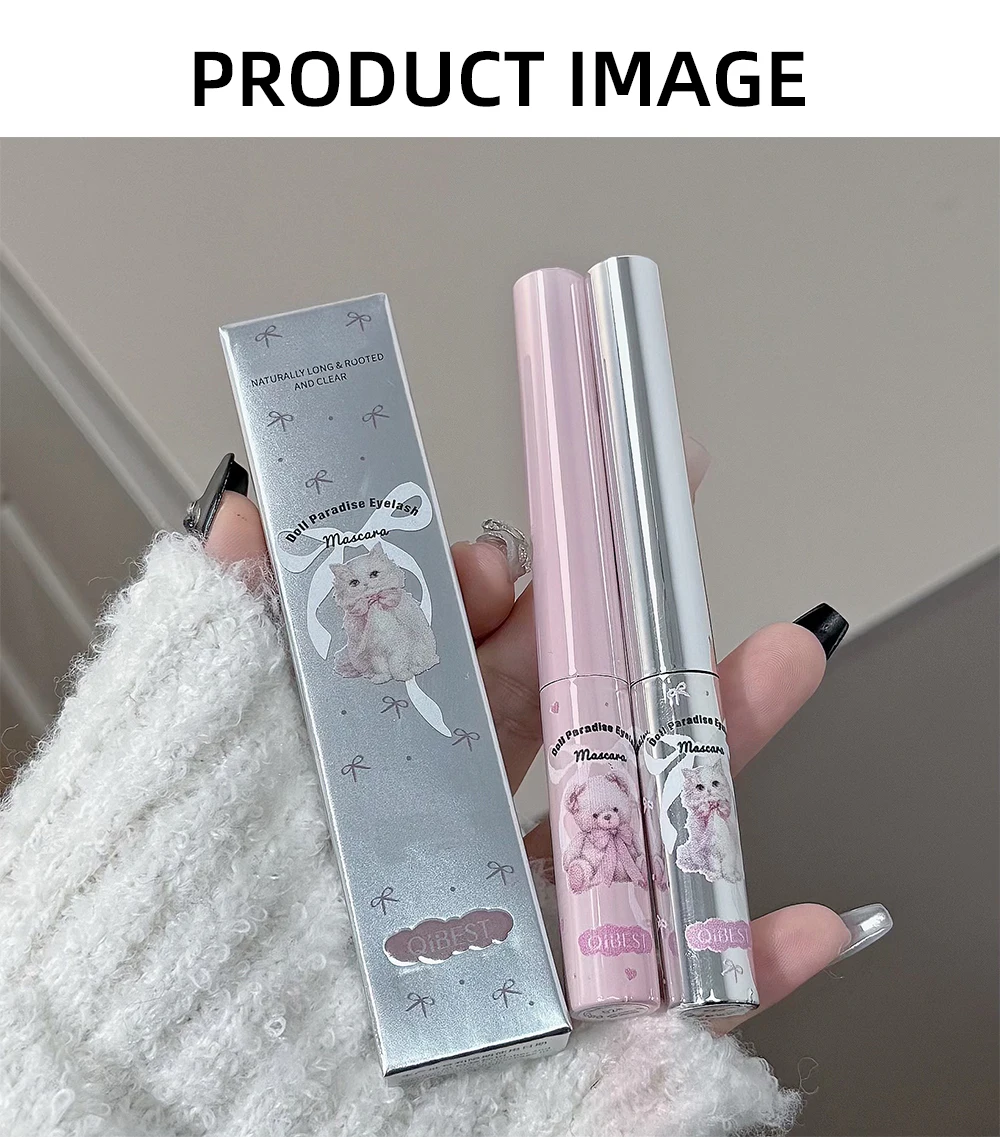 Waterproof Lengthening Mascara For Silky Long Lasting Black Lashes_voghion.com