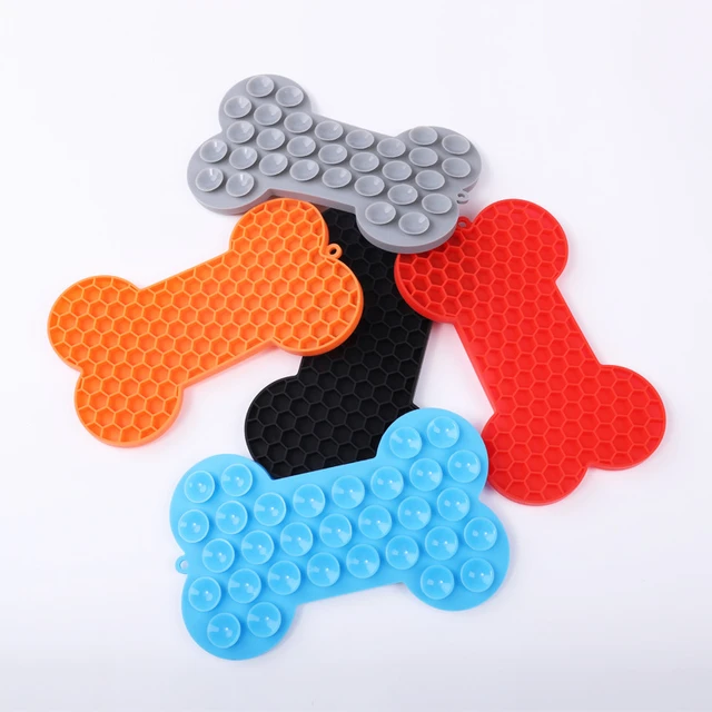 Lick Mat for Dogs and Cats, 2PCS Licking Mats Dog Slow Feeders with Suction  Cups for Dog Anxiety Relief, Cat Lick Pad for Boredom Reducer, Dog Calming  Feeder Mat for Bathing and