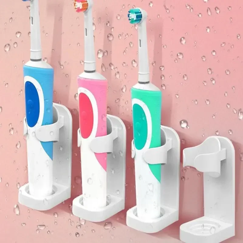 Electric Toothbrush Holder Traceless Stand Rack Wall-Mounted Bathroom Adapt toothbrush holder