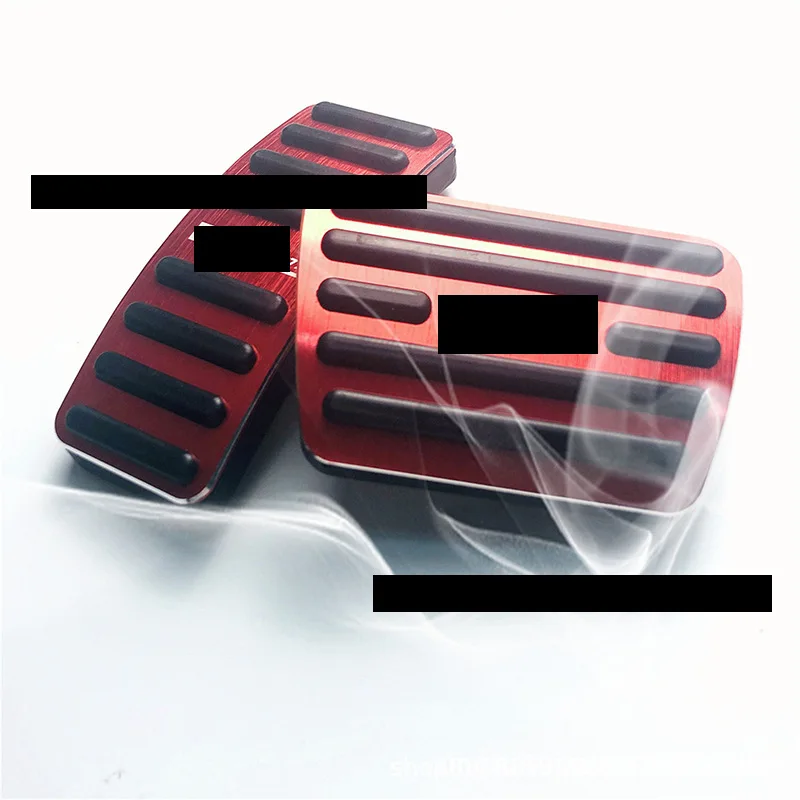 Aluminium Alloy Car AT Foot Rest Pedals Accelerator Gas Pedal Brake Cover Non-slip Protect Pads For MG HS MG6