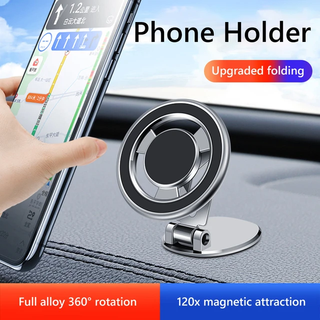 Support magnétique de téléphone portable pour voiture, pour iPhone 14 13 12  Pro Max, anneau universel Magsafe - AliExpress