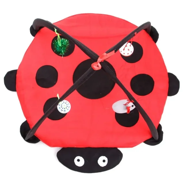Cat Toys Portable Cat Tent Funny Pet Toys Mobile Activity Pets Play Bed Toys Cat Play Mat Blanket House Foldable Kitten Tents 2