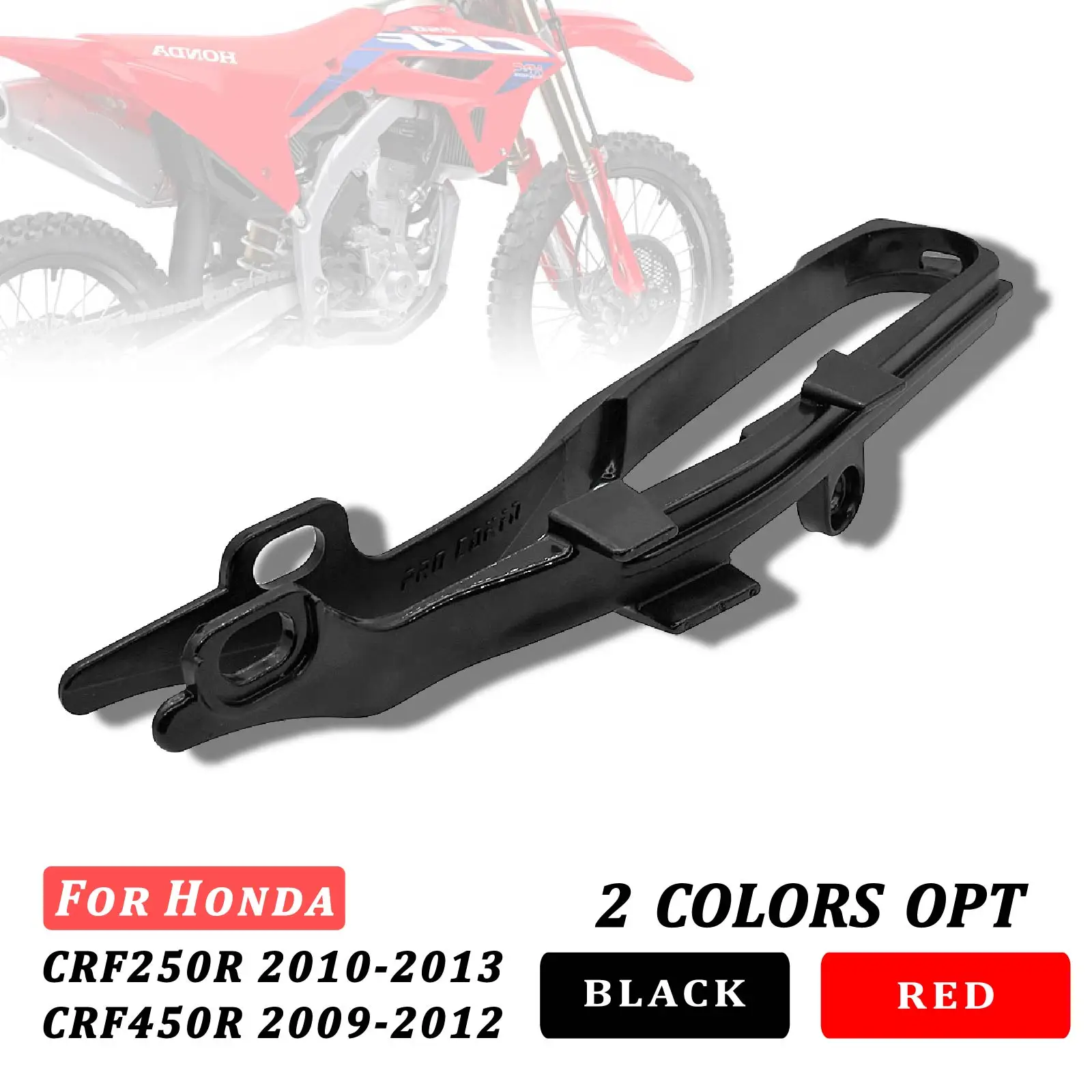 

For Honda Motorcycle Swingarm Chain Slider Guide Guard CRF250R CRF450R CRF 250R 450R 250 450 R Dirt Pit Bike 2009-2013