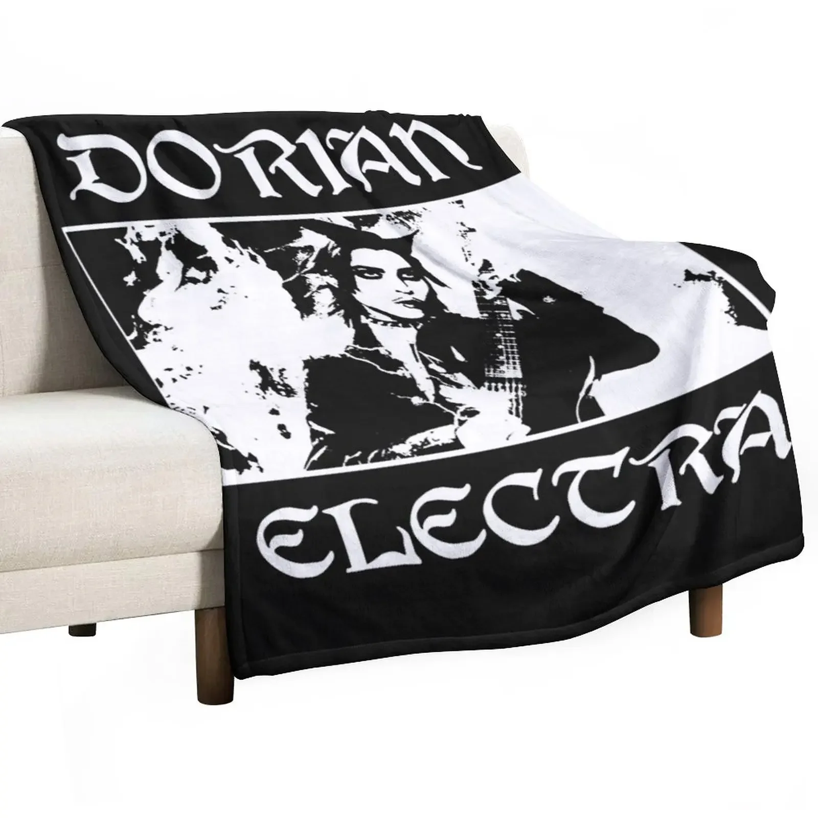 

Dorian Electra Metal Classic T-Shirt Essential T-Shirt Throw Blanket Soft Beds Cute Plaid For Baby Blankets