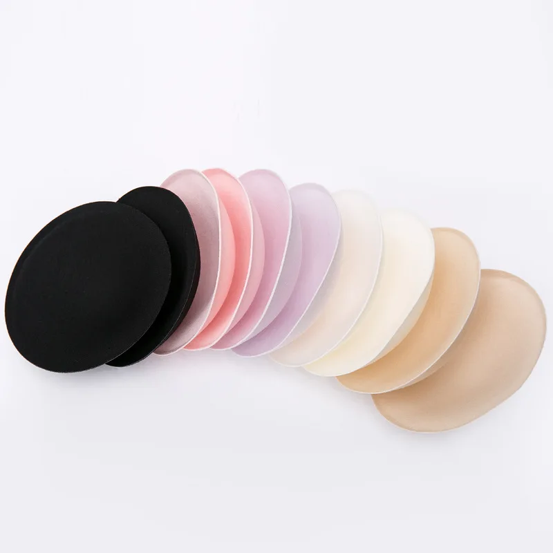 Sponge Push Up Bra Pads Set 1/3 Pairs Women Invisible Insert Swimsuit Bikini Breast Enhancers Chest Cup Pads Accessories