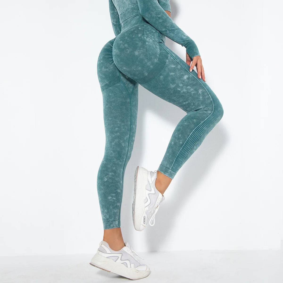 Yoga Pants Gym Leggings Seamless High Waist Yoga Wear Push Up Fitness Running Sportswear Tights workout Female Outfit Trousers