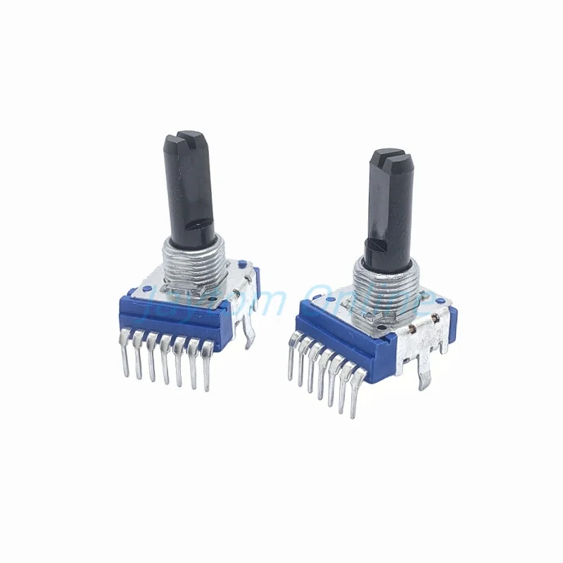 

2pcs RK14 B50K B100K 7Pins Stereo Channel Vertical Rotary Potentiometer B503 B104 20MM Shaft Length