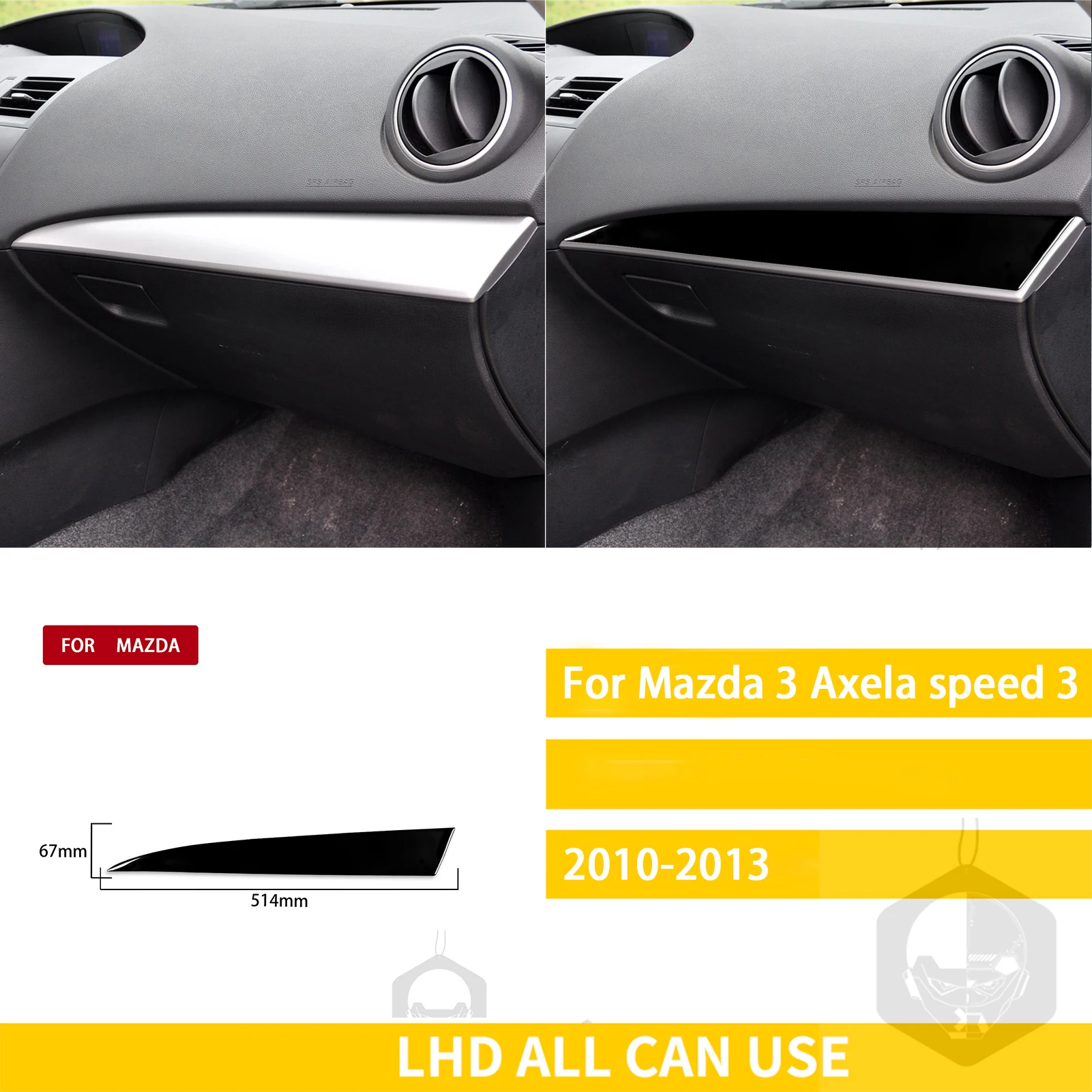 Glove box LHD