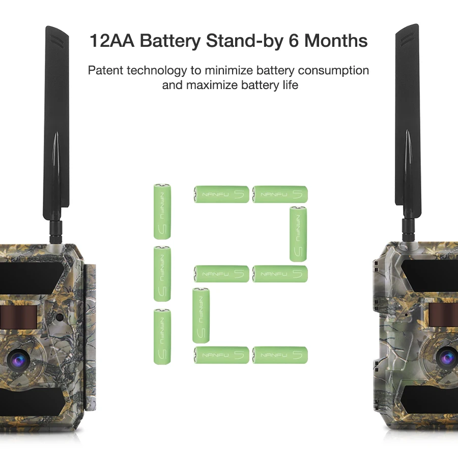 버라이존 HD HC IP66 방수 4g LTE 셀룰러 사냥 카메라