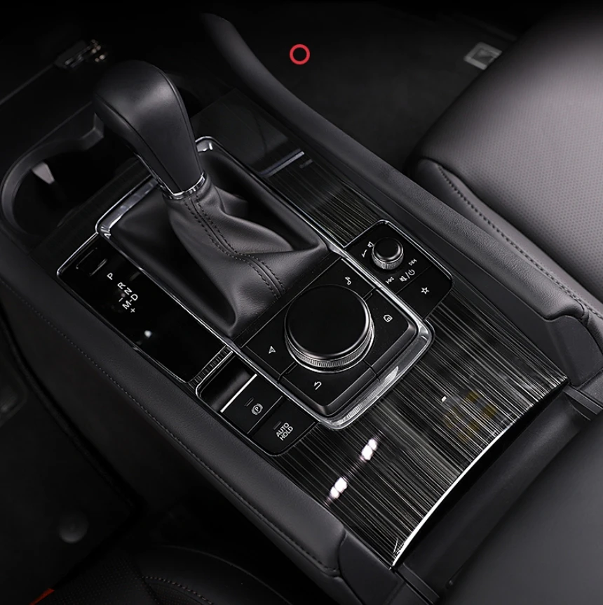 

Автомобильная чашка для воды, переключение передач, панель управления, внутренняя декоративная крышка, нержавеющая сталь для Mazda 3 Axela 2019 2020, аксессуары