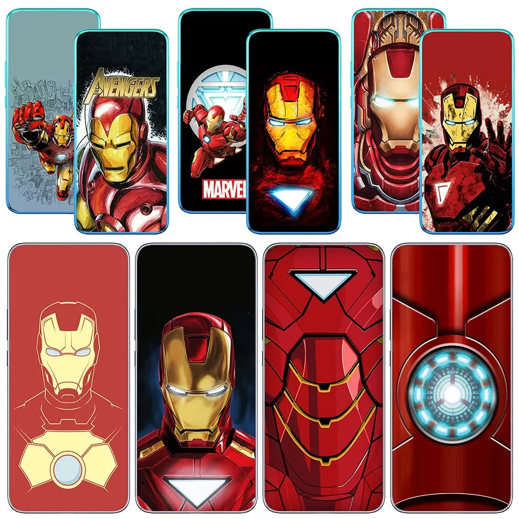Ironmans M-Marvels Irons Custodia Per Telefono Uomo Per Motorola Moto Edge 40 Pro 30 Neo 20 One Fusion G200 E22 E40 E30 E22I Cover Case