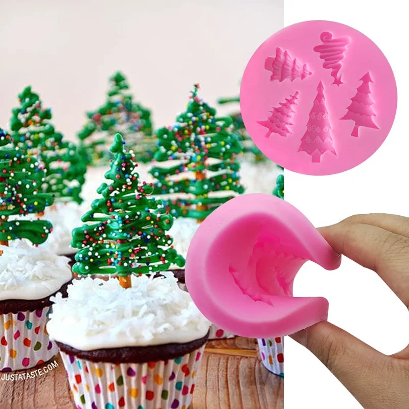 1pc Christmas Cake Baking Mold For Homemade Cartoon Chocolate Candy Making  Tools
