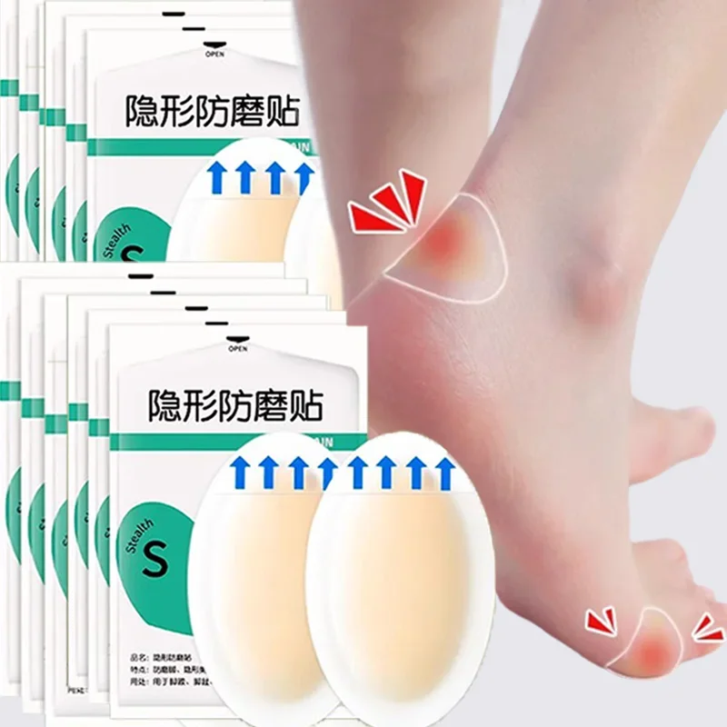 10Pieces Blister Plasters Invisible Hydrocolloid Gel Blister Bandages Cushion Pad Heel Foot Toe Guard Skin