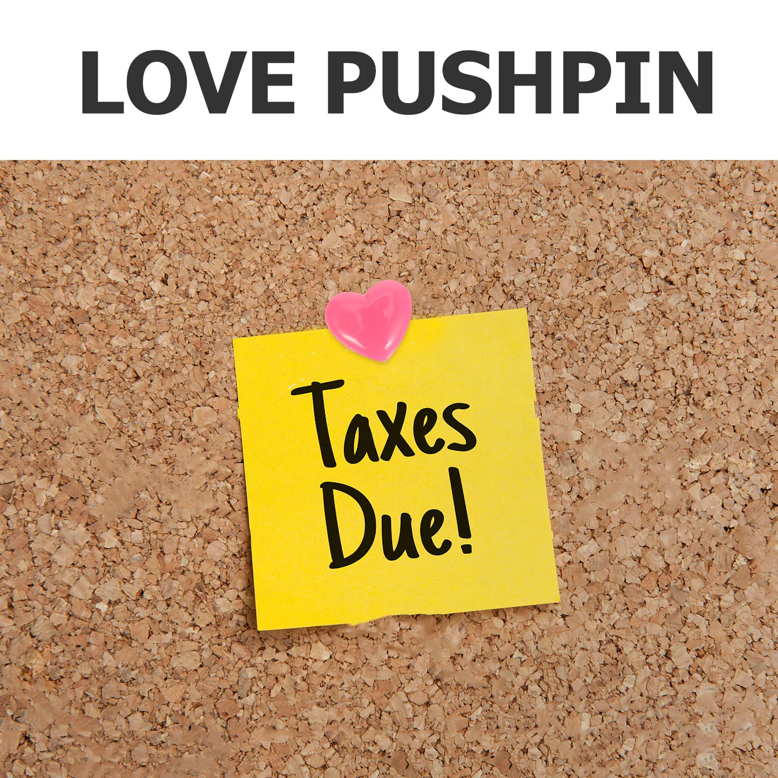 200Pcs 하트 모양의 푸시 핀 귀여운 장식 코르크 보드 액세서리 사무실 게시판 사진 노트 DIY 공예