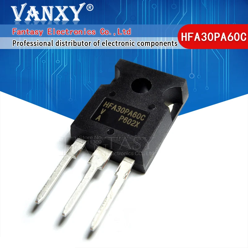 5pcs HFA30PA60C TO-247 HFA30PA60 TO247 30A 600V HFA30PA60CPBF 5pcs lot brand new gp4063d transistor igbt to247 48a 600v irgp4063d irgp4063 irgp4063dpbf gp4063