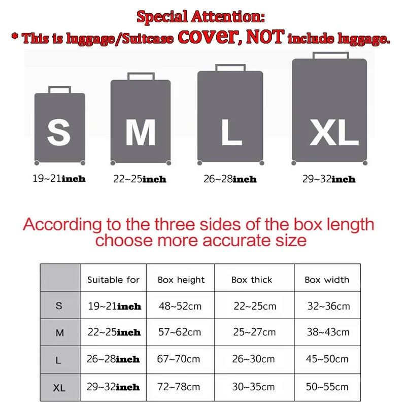Fantasy Mushroom Frog Print Luggage Cover Traveling Accessories Elastic Suitcase Protective Covers Anti-dust Trolley Case Cover 2