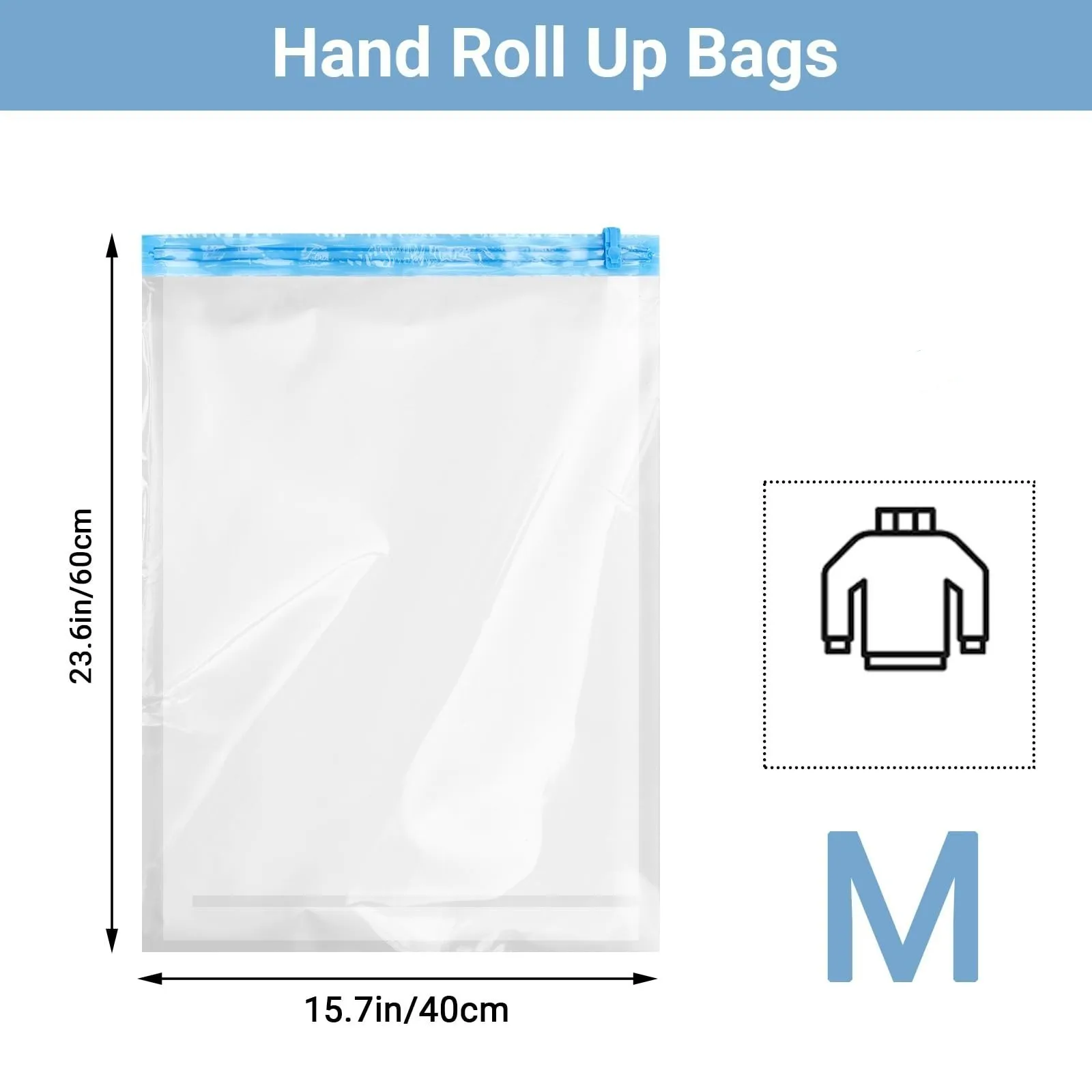 Space-Saving Roll-Up Travel Compression Bags - Essential Packing Solution