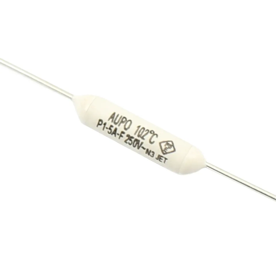 5-Pack Aupo A4-F Thermal Fuse Cutoff 130°C 250V 2A - Radial Thermal Protection 5 thumbnail image