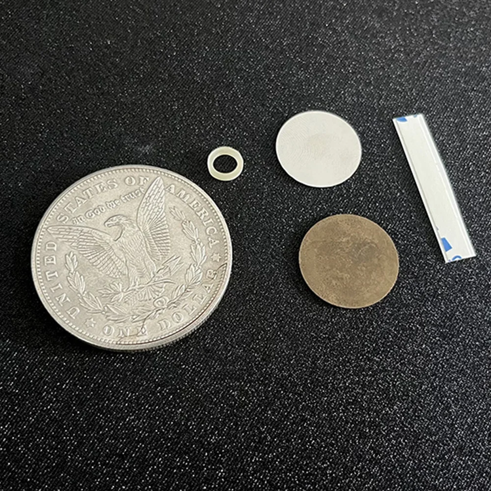 다목적 플리퍼 동전 세트 (모건 달러) 올리버 매직 트릭, 동전 두 개, 즉시 한 동전으로 클로즈업 착시 기믹
