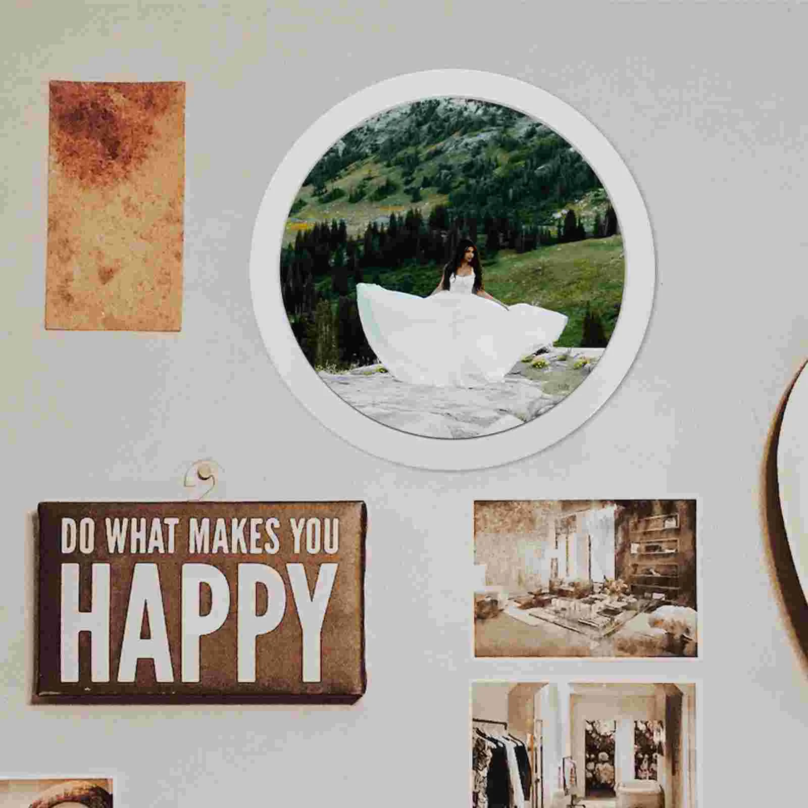 

Wood Embroidery Hoop Frame 10 Inch Finished Cross Stitch Hoop Frame Round Wooden Photo Frame Embroidery Art Holder Frame