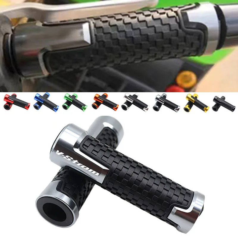 Moto 7/8 "22Mm Universale Antiscivolo Manubrio Manopole Per Suzuki V-Strom Vstrom V Strom Dl 650 Dl 1000 Dl 650/1000