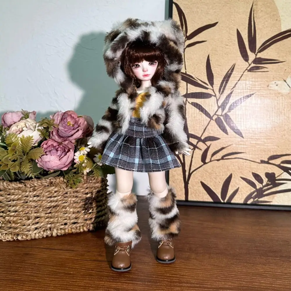 Süße Mode 30 cm Puppenkleidung Pullover Mantel Hübsches Puppenkleid Herbst- und Winterstil Lässiges 1/6 BJD Puppen-Outfit-Set Mädchen Spielzeug Geschenk – Detail 9
