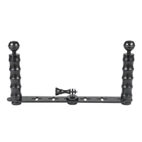 Dual Handheld Diving Selfie Bracket Mount Frame Kit Tray Bracket for GoPro Hero 13 12 11 10 Sjcam Eken Action Phone DSLR Cameras 2