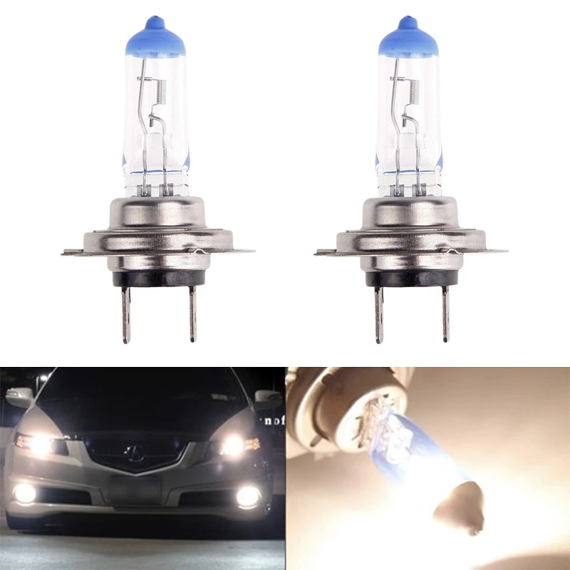 Bombillas LED halógenas para conducción de coche, faros antiniebla de alta calidad, bajo consumo, duradero, seguro, 100W, color blanco 2 piezas, 12V, #74367|Luz antiniebla de coche| - AliExpress