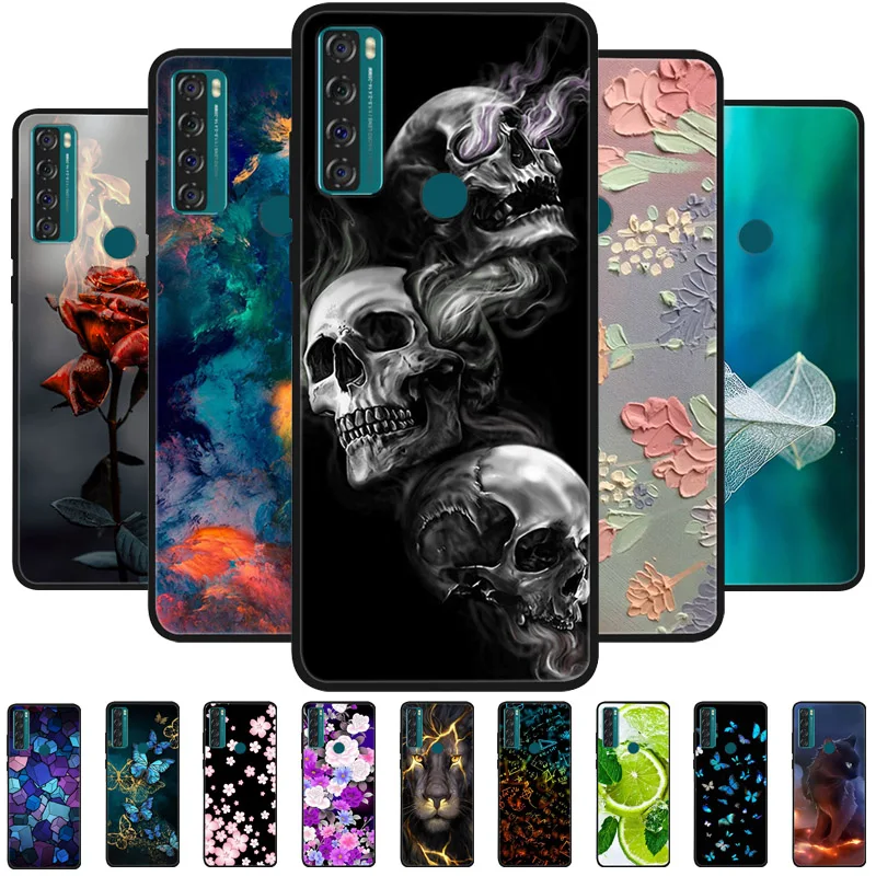JIENI Cover pour TCL 20 Se (6.82) Coque,Transparent Housse Étuis