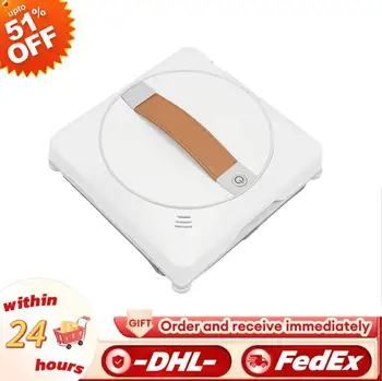 72W Intelligent Window Cleaner Robot Glass Washer 2-Way Brushless Motor Spray Remote Control 3 Paths for High-Rise Cleaning 1