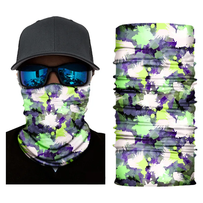 

Outdoor Sports Bandana Man Seamless Balaclava Neck Warmer Cycling Motorcycle Scarf Windproof Sun Protection Fishing Face Mask
