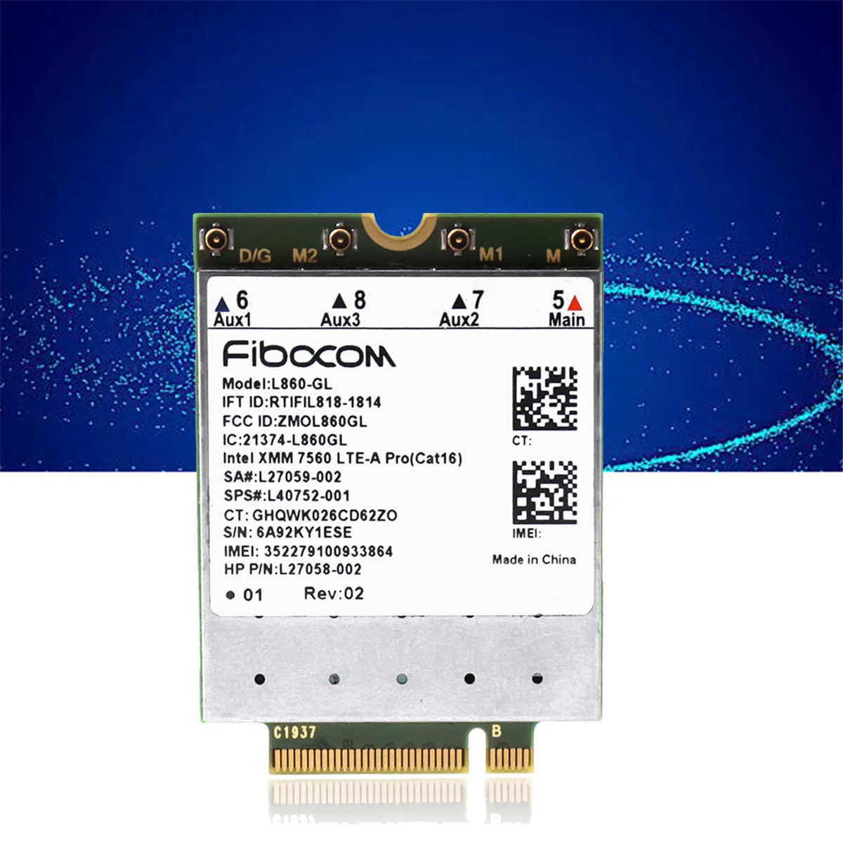 새로운 L860- X360 830G6 840G5 840G6 850G6 XMM7560 다기능 모듈용 전체 Netcom 4G 모듈