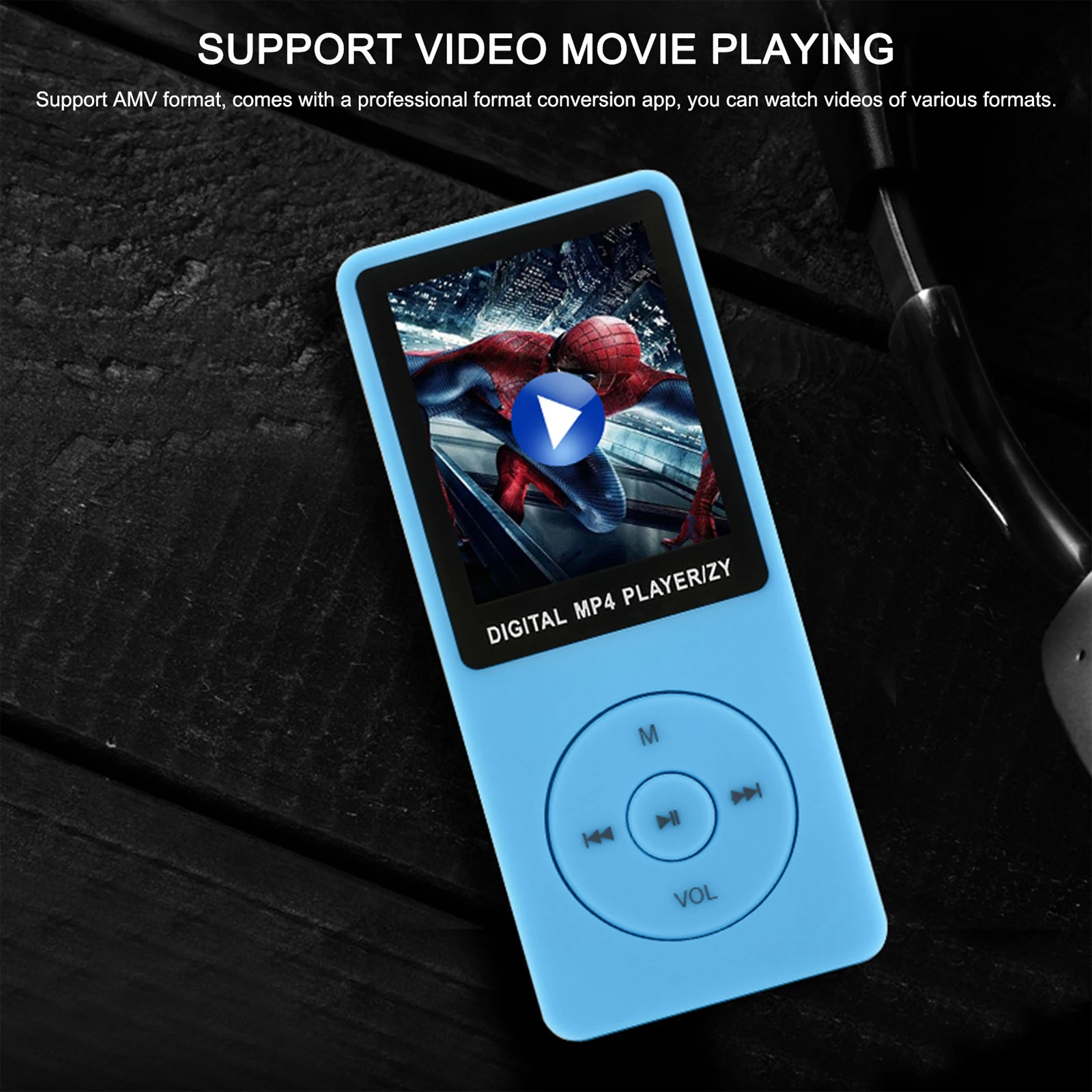 MP3 MP4 Music Player USB Charging Record Digital Display Screen Media Lossless Portable Pocket Sports Running Walking Music Play music player mini media player