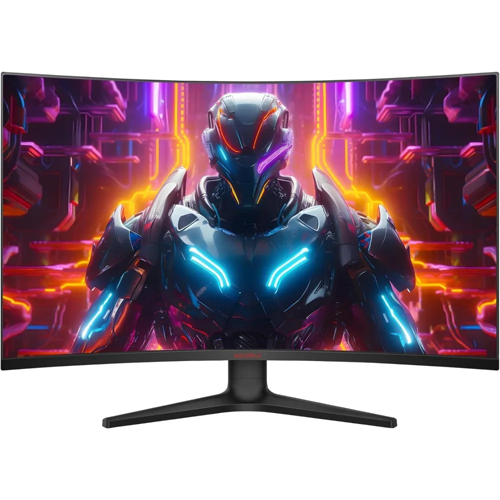 32 inch Curved Gaming Monitor-QHD (2560 x 1440) 2K Display, 170Hz 144Hz Monitor, 1500R Curvature, 1ms