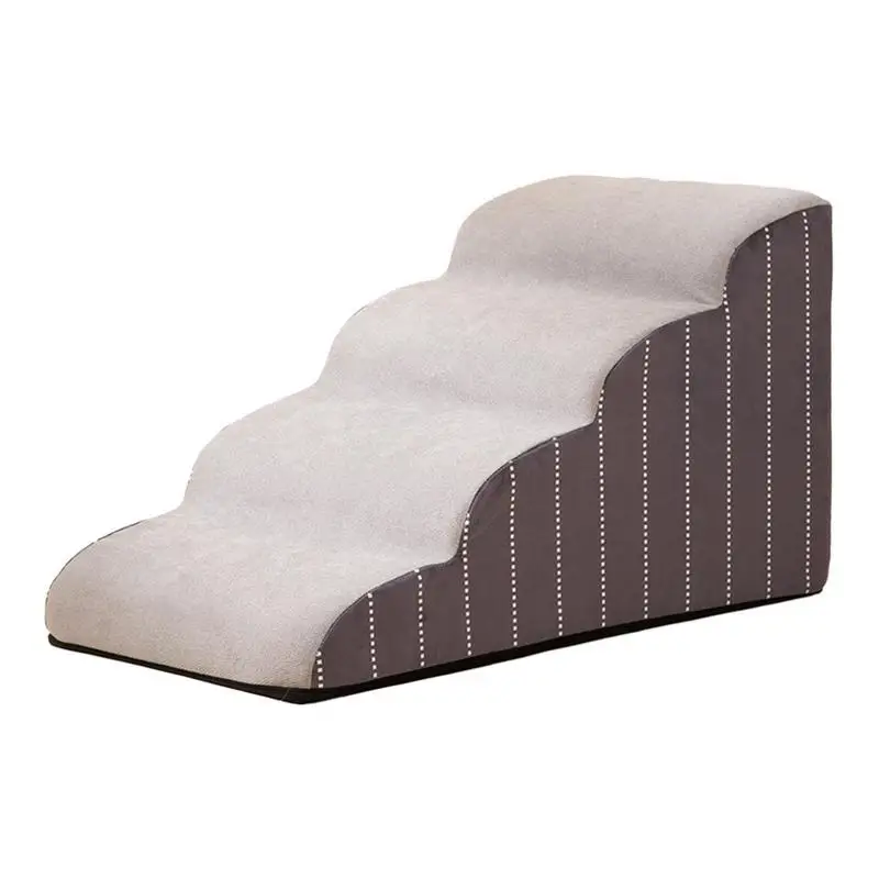 

Non-slip Dog Ladder 2/3/4 Steps Pet Stairs For Dogs Sofa Cat Puppy Ramp Pet Supplies Washable Cat Dog Stairs Ramp