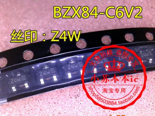 

10 шт. BZX84C6V2 :Z4 24 Z4w SOT-23