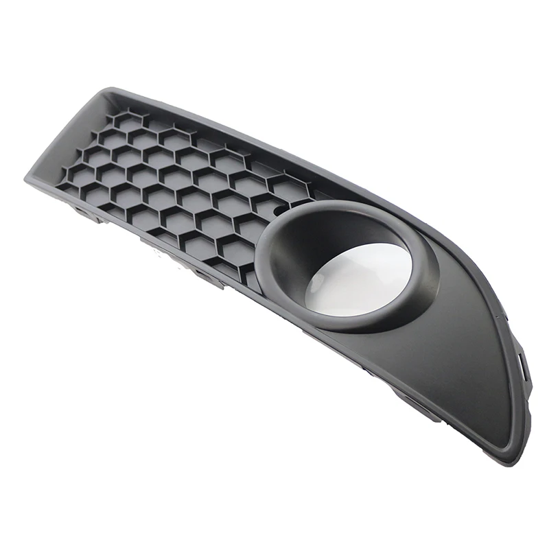Car Front Lower Bumper Grille Fog Lights Cover Grills Caps for VW Polo MK4 9N3 2005-2009 Facelift Grilles Auto Exterior Parts